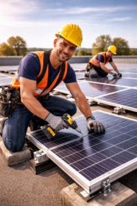 Photovoltaik Subunternehmer aus Osteuropa